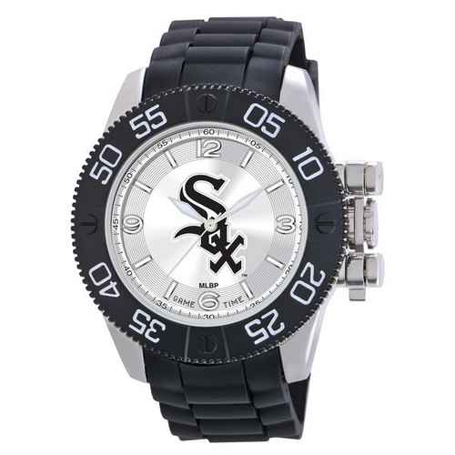 Chicago White Sox Men's Scratch Resistant Beast Watch - Click Image to Close