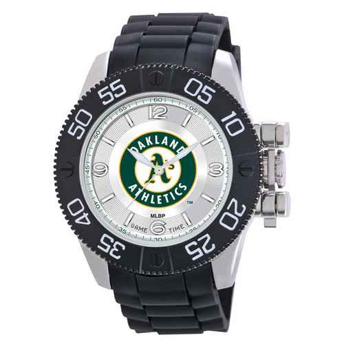 Oakland Athletics Men's Scratch Resistant Beast Watch - Click Image to Close