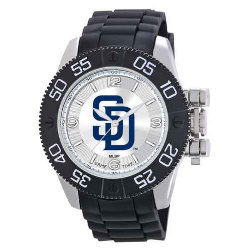 San Diego Padres Men's Scratch Resistant Beast Watch - Click Image to Close