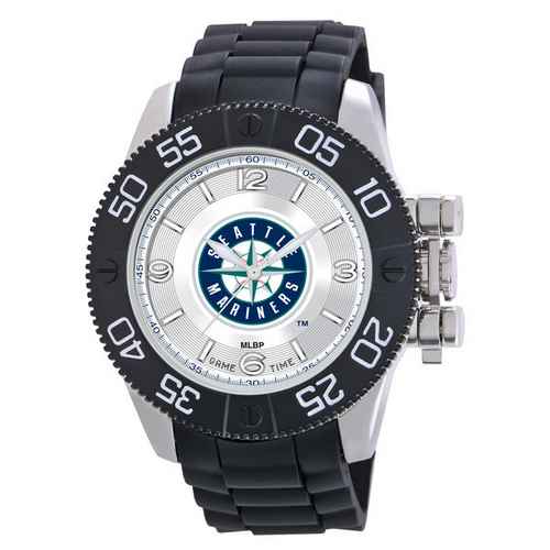 Seattle Mariners Men's Scratch Resistant Beast Watch - Click Image to Close