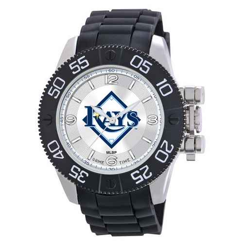 Tampa Bay Rays Men's Scratch Resistant Beast Watch - Click Image to Close