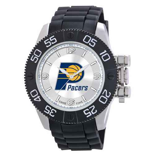 Indiana Pacers Men's Scratch Resistant Beast Watch - Click Image to Close