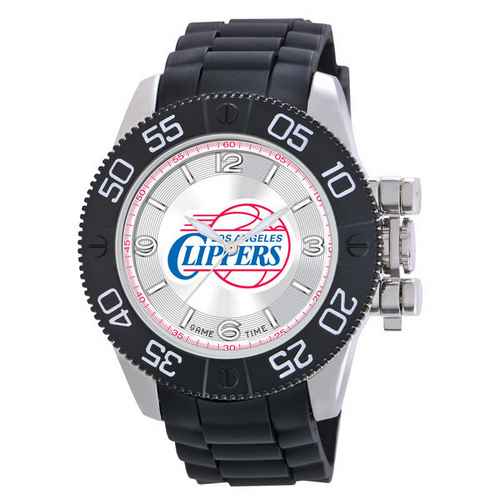 Los Angeles Clippers Men's Scratch Resistant Beast Watch - Click Image to Close
