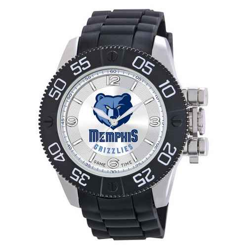Memphis Grizzlies Men's Scratch Resistant Beast Watch - Click Image to Close