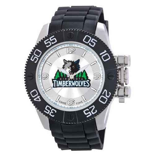 Minnesota Timberwolves Men's Scratch Resistant Beast Watch - Click Image to Close