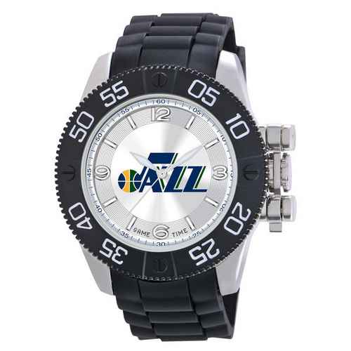 Utah Jazz Men's Scratch Resistant Beast Watch - Click Image to Close