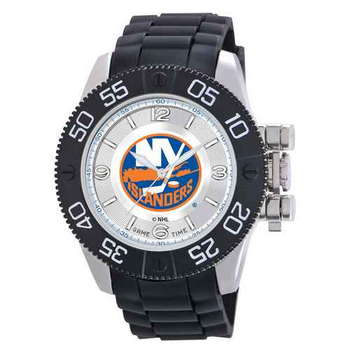 New York Islanders Men's Scratch Resistant Beast Watch - Click Image to Close