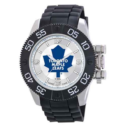 Toronto Maple Leafs Men's Scratch Resistant Beast Watch - Click Image to Close