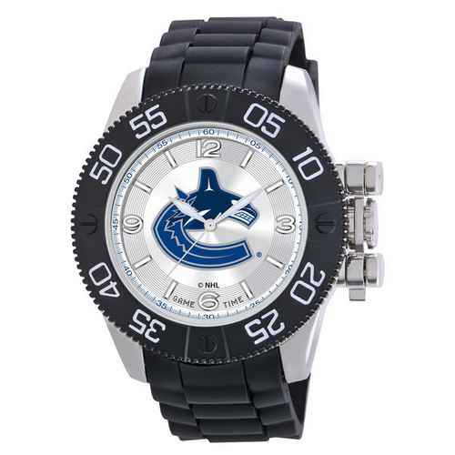 Vancouver Canucks Men's Scratch Resistant Beast Watch - Click Image to Close