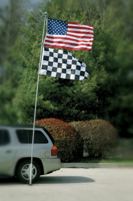 16 Ft Telescoping Tailgate Flagpole - Click Image to Close