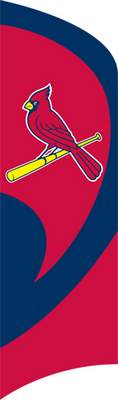 St Louis Cardinals Tall Team Flag - Click Image to Close