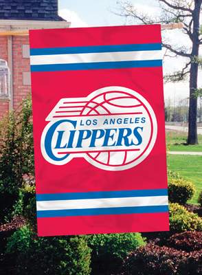 Los Angeles Clippers 44" x 28" Applique Banner Flag - Click Image to Close