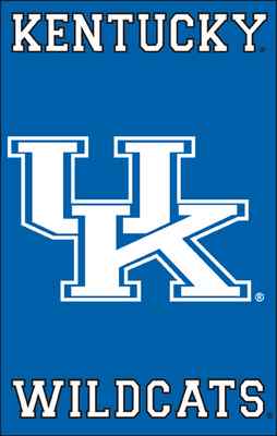 University of Kentucky 44" x 28" Applique Banner Flag - Click Image to Close