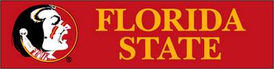 Florida State Giant 8' X 2' Nylon Banner - Click Image to Close