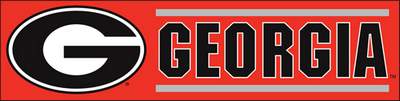 University of Georgia Giant 8' X 2' Nylon Banner - Click Image to Close