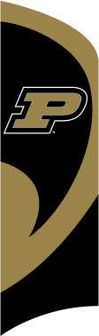 Purdue Tall Team Flag with pole - Click Image to Close