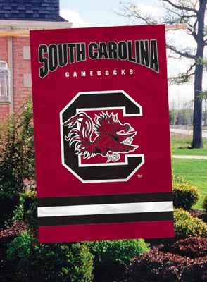 University of South Carolina 44" x 28" Applique Banner Flag - Click Image to Close