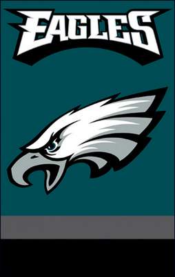 Philadelphia Eagles 44" x 28" Applique Banner Flag - Click Image to Close