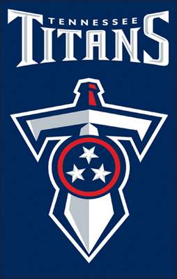 Tennessee Titans 44" x 28" Applique Banner Flag - Click Image to Close