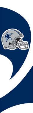 Dallas Cowboys Tall Team Flag with pole - Click Image to Close