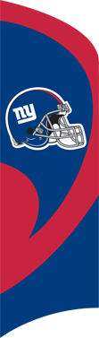 New York Giants Tall Team Flag with pole - Click Image to Close