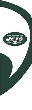 New York Jets Tall Team Flag with pole - Click Image to Close