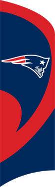 New England Patriots Tall Team Flag with pole - Click Image to Close
