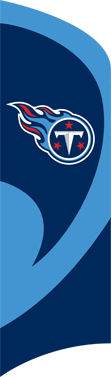 Tennessee Titans Tall Team Flag with pole - Click Image to Close