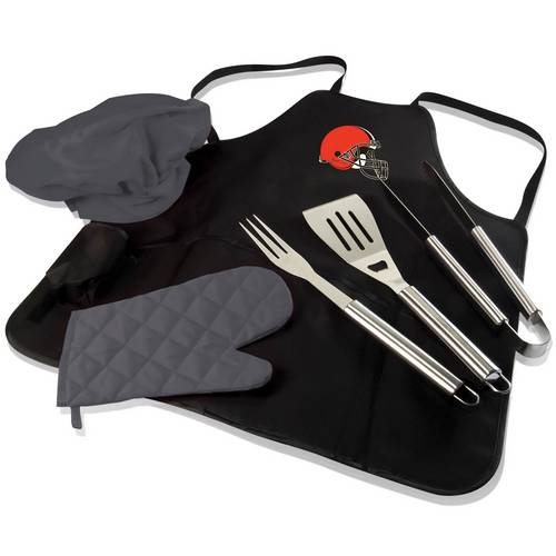 Cleveland Browns BBQ Apron Tote Pro - Click Image to Close