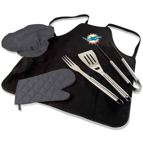 Miami Dolphins BBQ Apron Tote Pro - Click Image to Close