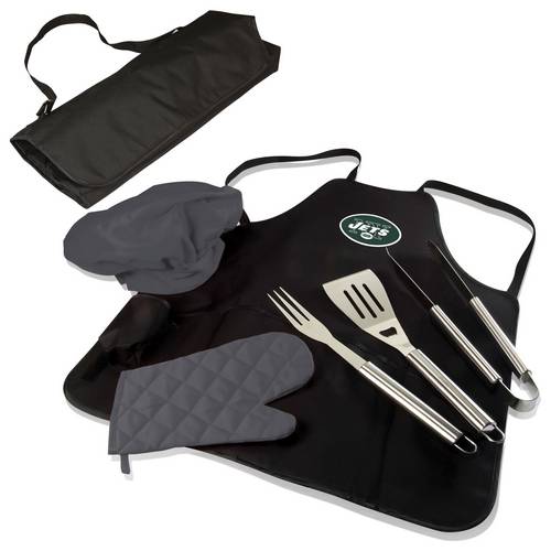 New York Jets BBQ Apron Tote Pro - Click Image to Close