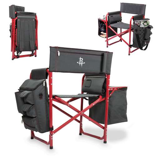 Houston Rockets Fusion Chair - Red - Click Image to Close