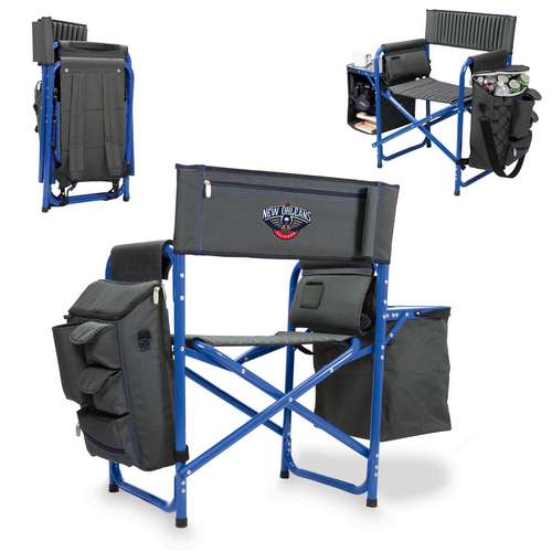 New Orleans Pelicans Fusion Chair - Blue - Click Image to Close