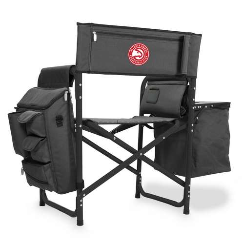 Atlanta Hawks Fusion Chair - Black - Click Image to Close