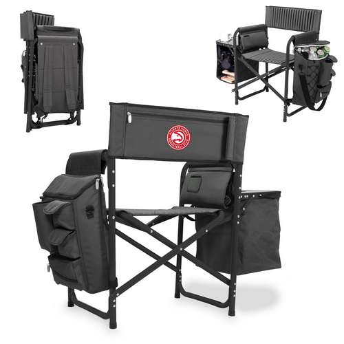 Atlanta Hawks Fusion Chair - Black - Click Image to Close