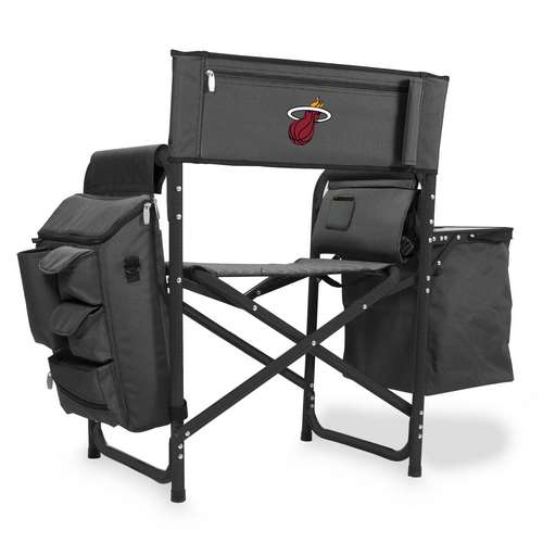 Miami Heat Fusion Chair - Black - Click Image to Close