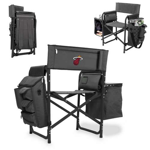Miami Heat Fusion Chair - Black - Click Image to Close