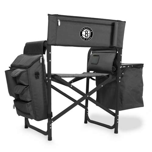 Brooklyn Nets Fusion Chair - Black - Click Image to Close