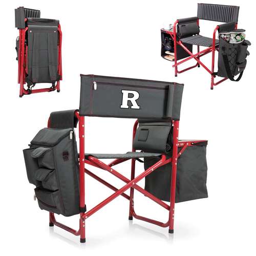 Rutgers Scarlet Knights Fusion Chair - Red - Click Image to Close