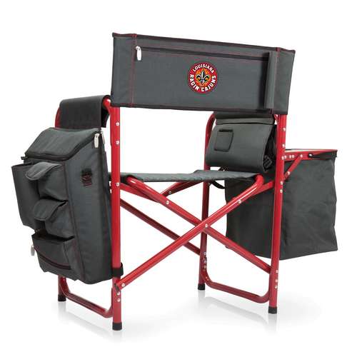 Louisiana-Lafayette Ragin Cajuns Fusion Chair - Red - Click Image to Close