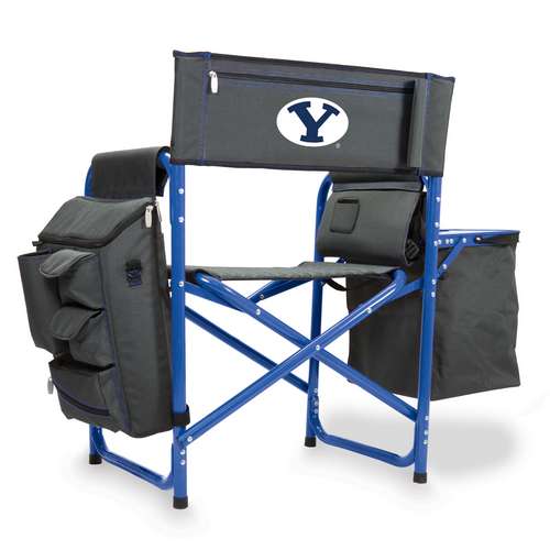 Brigham Young University Cougars Fusion Chair - Blue - Click Image to Close
