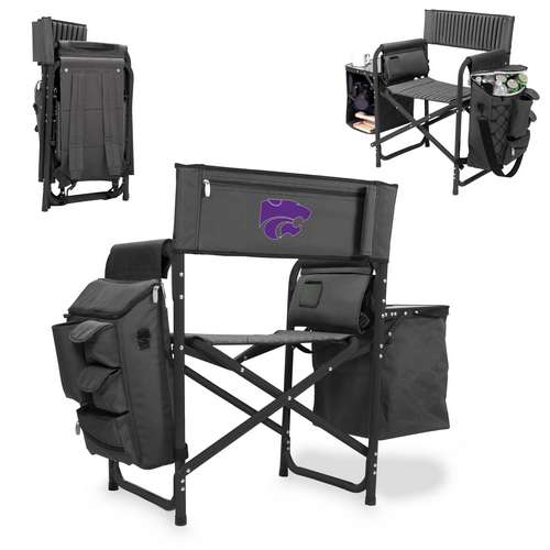 Kansas State University Wildcats Fusion Chair - Black - Click Image to Close