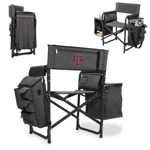 Texas A&M University Aggies Fusion Chair - Black - Click Image to Close
