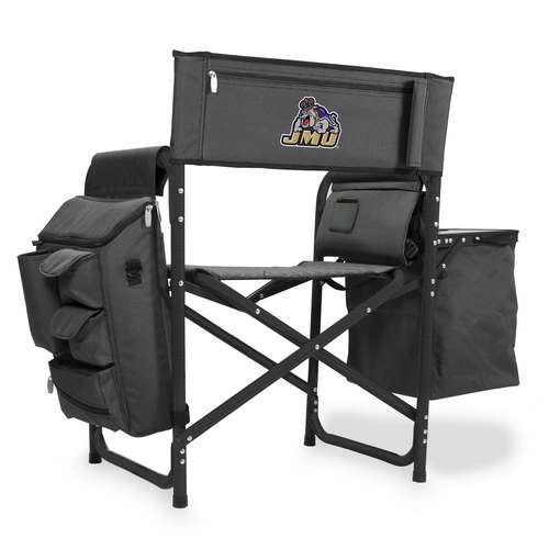 James Madison University Dukes Fusion Chair - Black - Click Image to Close