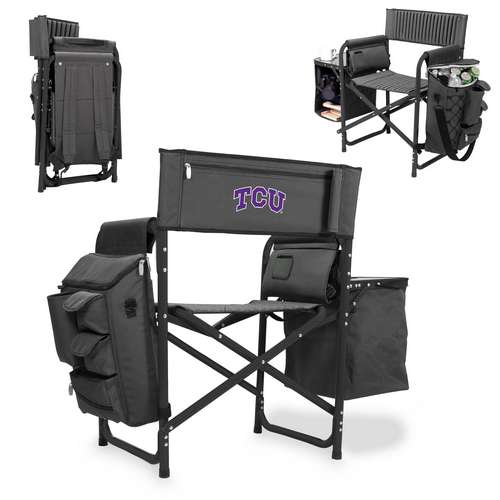 Texas Christian University Horned Frogs Fusion Chair - Black - Click Image to Close
