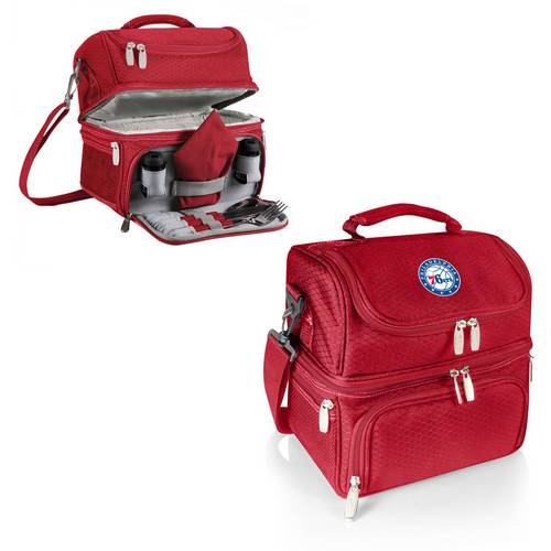 Philadelphia 76ers Pranzo Lunch Tote - Red - Click Image to Close