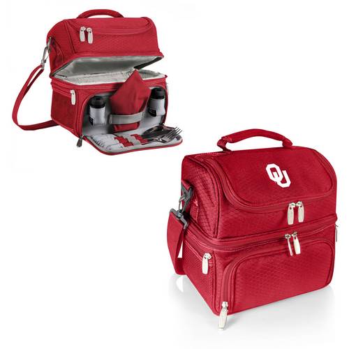 University of Oklahoma Pranzo Lunch Tote - Red - Click Image to Close