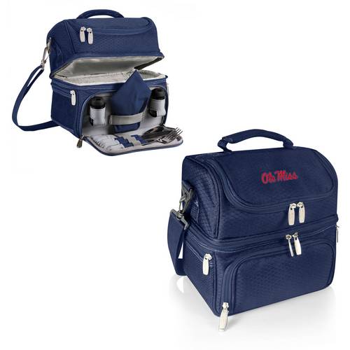 University of Mississippi Pranzo Lunch Tote - Navy Blue - Click Image to Close