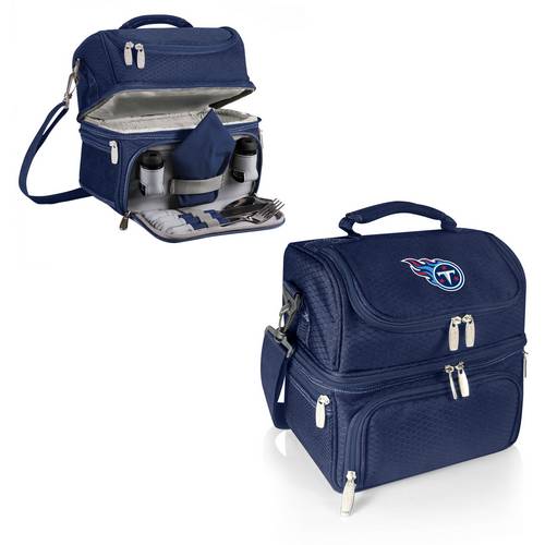 Tennessee Titans Pranzo Lunch Tote - Navy Blue - Click Image to Close