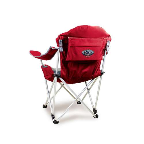 New Orleans Pelicans Reclining Camp Chair - Red - Click Image to Close